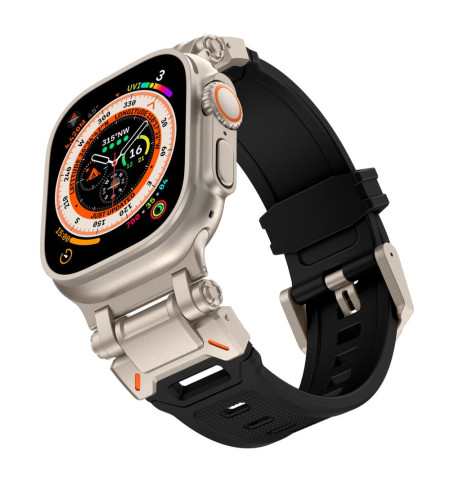 TECH-PROTECT DELTA PRO APPLE WATCH 8 / 9 / 10 / 11 / SE / ULTRA (44 / 45 / 46 / 49 MM) BLACK/TITANIUM 