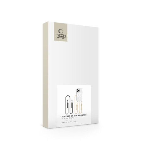 TECH-PROTECT FLEXAIR CHAIN MAGSAFE IPHONE 16 PRO MAX BLACK & TAUPE 