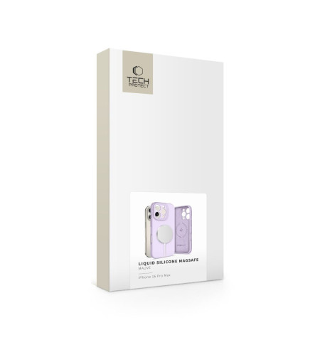 TECH-PROTECT LIQUID SILICONE MAGSAFE IPHONE 16 PRO MAX MAUVE 