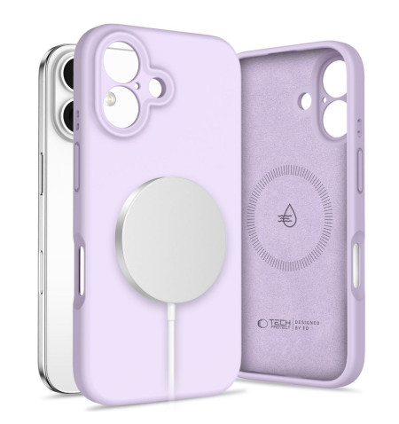 TECH-PROTECT LIQUID SILICONE MAGSAFE IPHONE 16 MAUVE 
