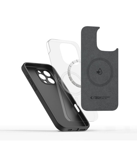 TECH-PROTECT LIQUID SILICONE MAGSAFE IPHONE 16 PRO BLACK 