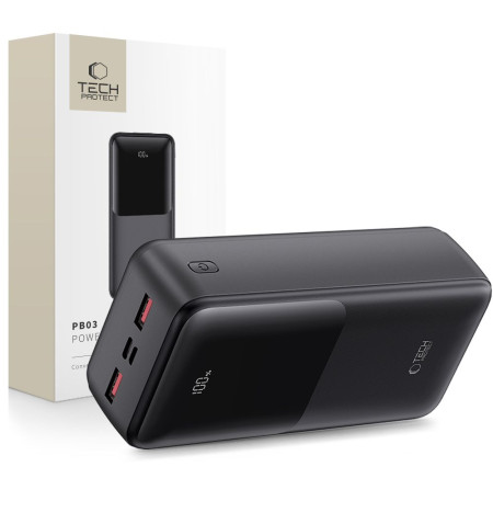 TECH-PROTECT PB03 POWER BANK 30000MAH 22.5W BLACK 