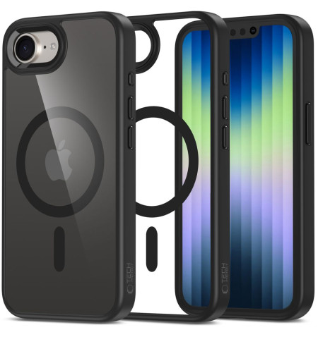 TECH-PROTECT MAGMAT MAGSAFE IPHONE 16E BLACK/CLEAR