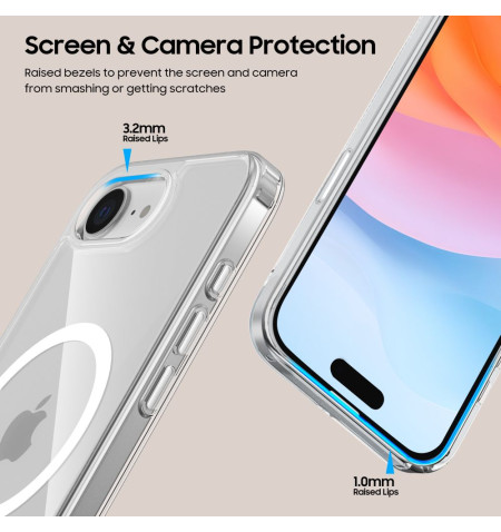 TECH-PROTECT FLEXAIR HYBRID MAGSAFE IPHONE 16E CLEAR 