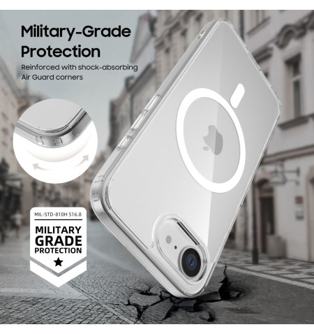 TECH-PROTECT FLEXAIR HYBRID MAGSAFE IPHONE 16E CLEAR 