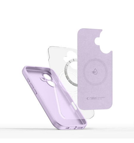 TECH-PROTECT LIQUID SILICONE MAGSAFE IPHONE 16E MAUVE 
