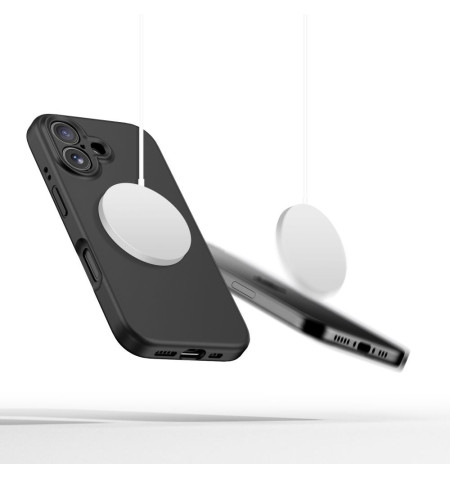 TECH-PROTECT LIQUID SILICONE MAGSAFE IPHONE 16E BLACK 