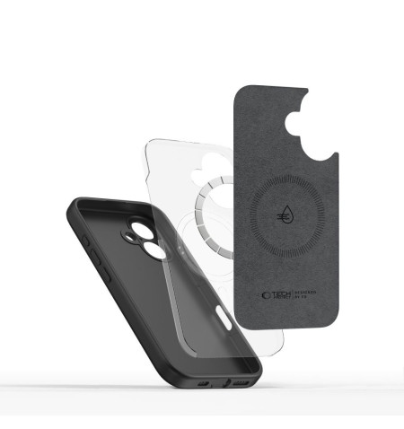 TECH-PROTECT LIQUID SILICONE MAGSAFE IPHONE 16E BLACK 
