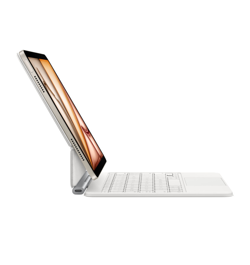 Apple Magic Keyboard klawiatura do iPada Air 13 cali (M3) - biała  Apple Magic Keyboard klawiatura do iPada Air 13 cali (M3) - biała