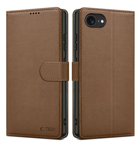 TECH-PROTECT WALLET IPHONE 16E BROWN