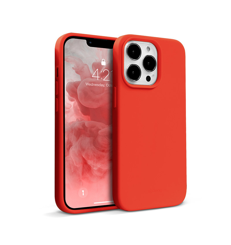 Crong Color Cover - Etui iPhone 13 Pro Max (czerwony)  Crong Color Cover - Etui iPhone 13 Pro Max (czerwony)