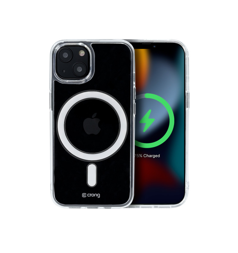 Crong Clear MAG Cover - Etui iPhone 13 mini MagSafe (przezroczysty)  Crong Clear MAG Cover - Etui iPhone 13 mini MagSafe (przezroczysty)