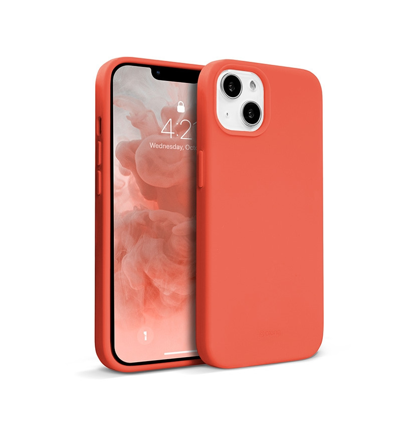 Crong Color Cover - Etui iPhone 13 (koralowy)  Crong Color Cover - Etui iPhone 13 (koralowy)