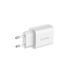 Crong USB-C Travel Charger – Ładowarka sieciowa USB-C Power Delivery 20W (biały)