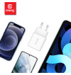 Crong USB-C Travel Charger – Ładowarka sieciowa USB-C Power Delivery 20W (biały)