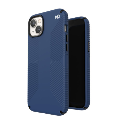 Speck Presidio2 Grip - Antypoślizgowe etui iPhone 15 Plus / 14 Plus (Coastal Blue / Black / White)