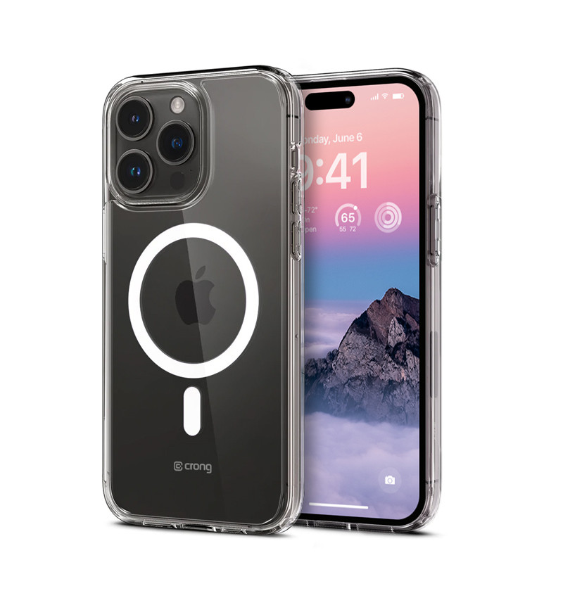Crong Clear MAG Cover - Etui iPhone 14 Pro Max MagSafe (przezroczysty)  Crong Clear MAG Cover - Etui iPhone 14 Pro Max MagSafe (przezroczysty)