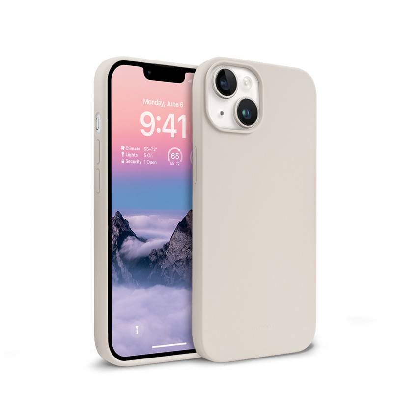 Crong Color Cover - Etui iPhone 14 / iPhone 13 (kamienny beż)  Crong Color Cover - Etui iPhone 14 / iPhone 13 (kamienny beż)