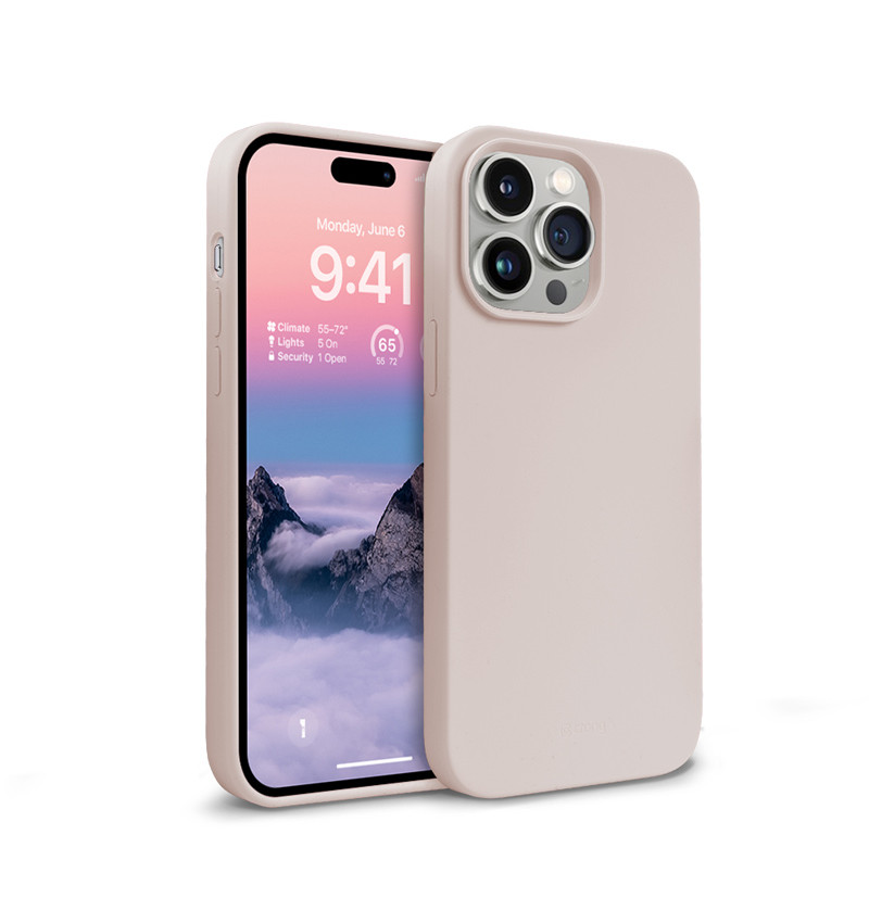 Crong Color Cover - Etui iPhone 14 Pro Max (piaskowy róż)  Crong Color Cover - Etui iPhone 14 Pro Max (piaskowy róż)