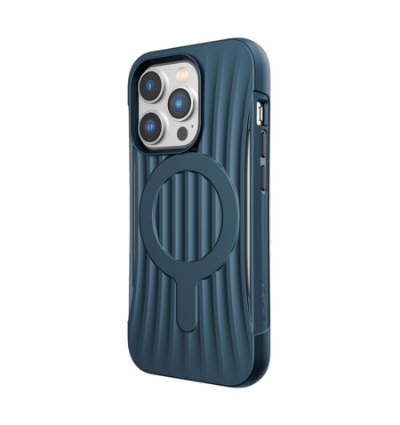 X-Doria Raptic Clutch MagSafe - Biodegradowalne etui iPhone 14 Pro (Drop-Tested 3m) (Marine Blue)
