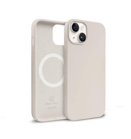 Crong Color Cover Magnetic - Etui iPhone 14 / iPhone 13 MagSafe (kamienny beż)