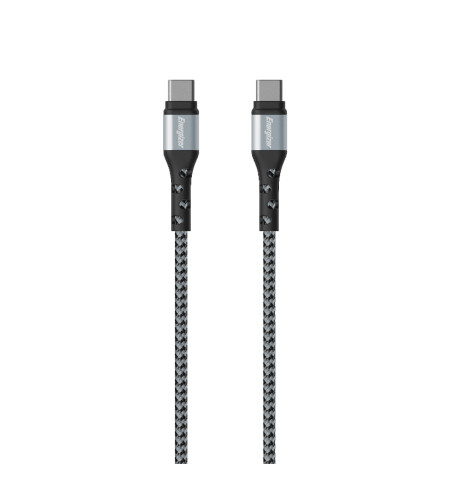 Energizer Ultimate - Kabel połączeniowy USB-C do USB-C 2m (Srebrny) 
