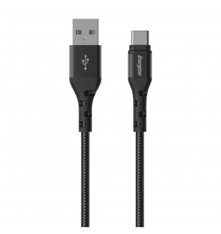 Energizer Ultimate - Kabel połączeniowy USB-A do USB-C 2m (Czarny) 
