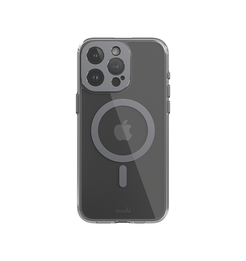 Moshi iGlaze MagSafe - Etui iPhone 15 Pro Max (Meteorite Gray)  Moshi iGlaze MagSafe - Etui iPhone 15 Pro Max (Meteorite Gray)