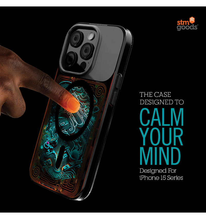 STM Reveal Warm MagSafe - Etui iPhone 15 Pro Max (Black Realm)  STM Reveal Warm MagSafe - Etui iPhone 15 Pro Max (Black Realm)