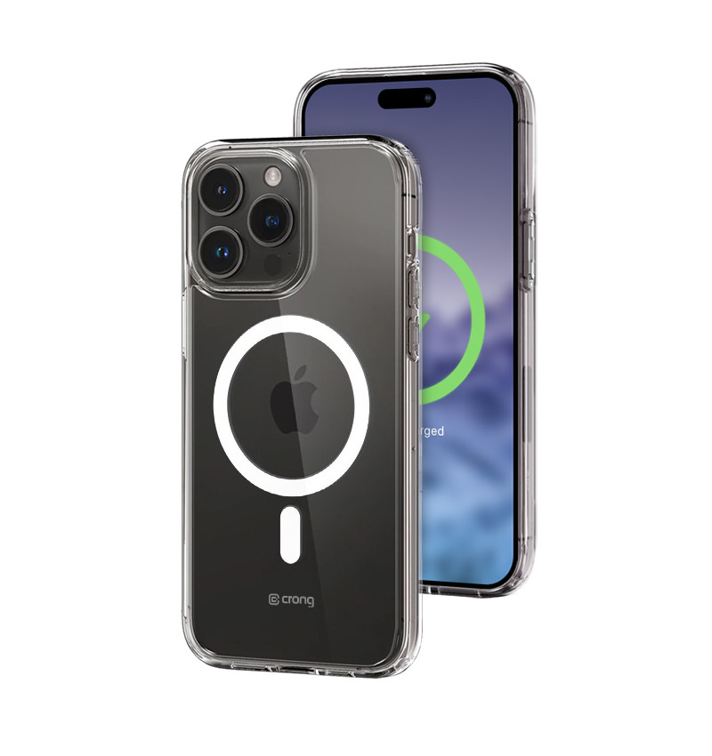 Crong Clear MAG Cover - Etui iPhone 15 Pro Max MagSafe (przezroczysty)  Crong Clear MAG Cover - Etui iPhone 15 Pro Max MagSafe (przezroczysty)