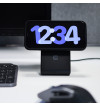 Crong MagSpot Pivot Stand - Ładowarka bezprzewodowa 3w1 z MagSafe do iPhone, Apple Watch i AirPods (czarny)