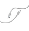 Cellularline Soft Cable - Kabel USB-C do USB-C 1.2 m (szary)