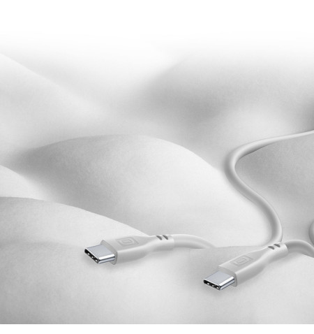 Cellularline Soft Cable - Kabel USB-C do USB-C 1.2 m (szary) 