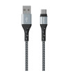 Energizer Ultimate - Kabel połączeniowy USB-A do USB-C 2m (Srebrny)