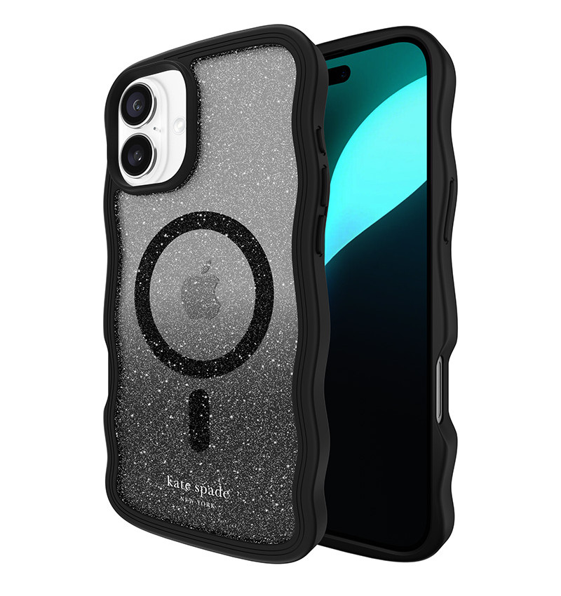 Kate Spade New York Wavy MagSafe - Etui iPhone 16 Plus (Nightfall)  Kate Spade New York Wavy MagSafe - Etui iPhone 16 Plus (Nightfall)