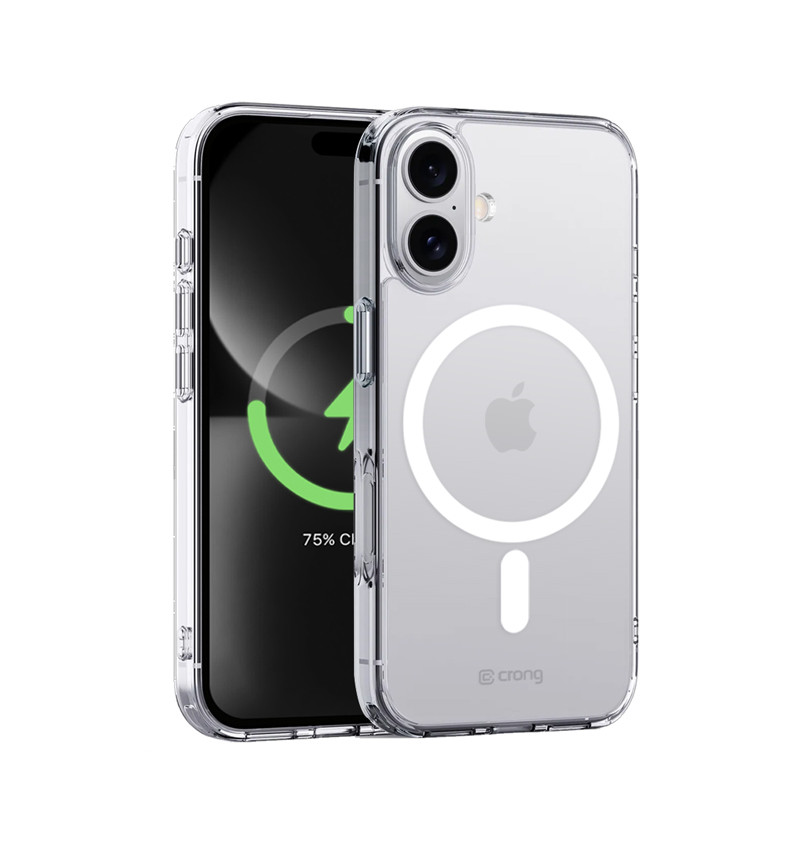 Crong Clear MAG Cover - Etui iPhone 16 MagSafe (przezroczysty)  Crong Clear MAG Cover - Etui iPhone 16 MagSafe (przezroczysty)