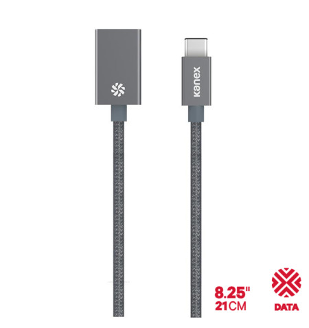 Kanex przejściówka DuraBraid™ Aluminium z USB-C na USB 3.0 typ A (Space Grey)