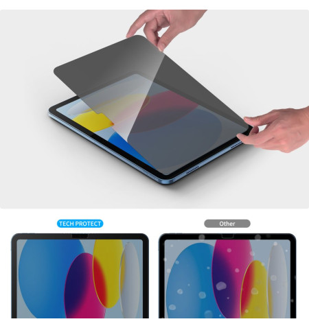 SZKŁO PRYWATYZUJĄCE TECH-PROTECT GLASS SPY+ IPAD 10.9” 10 / 2022 / 11” 11 / 2025 PRIVACY 