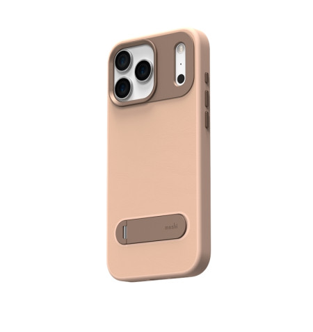 Moshi Kameleon MagSafe - Etui iPhone 17 Pro Max z funkcją podstawki (Milktea Brown) 