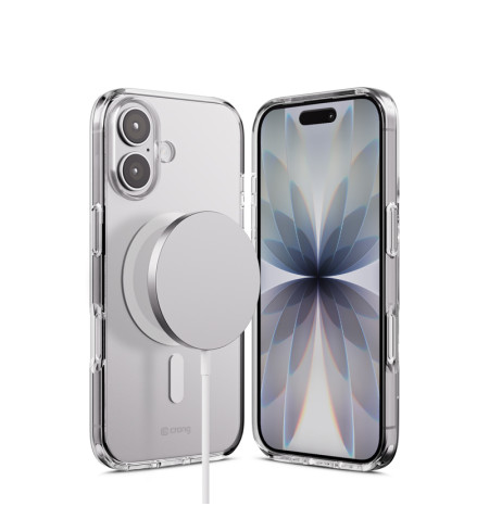 Crong Clear MAG Cover - Etui MagSafe iPhone 17 (przezroczysty)