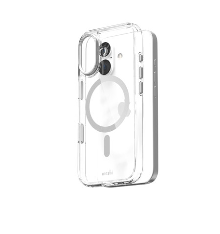 Moshi iGlaze MagSafe - Etui iPhone 17 (Luna Silver)