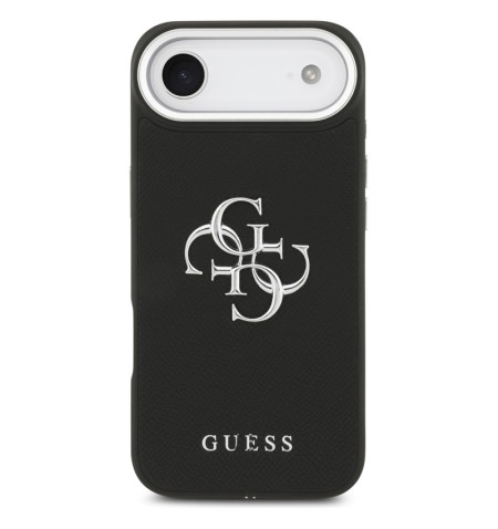 Guess Grained Big 4G Classic Logo - Etui iPhone Air (czarny) 