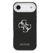 Guess Grained Big 4G Classic Logo - Etui iPhone Air (czarny)