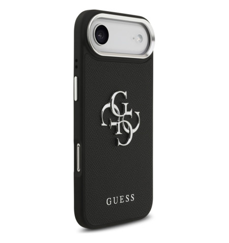 Guess Grained Big 4G Classic Logo - Etui iPhone Air (czarny) 