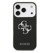 Guess Grained Big 4G Classic Logo - Etui iPhone 17 Pro (czarny)