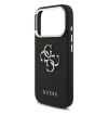 Guess Grained Big 4G Classic Logo - Etui iPhone 17 Pro (czarny)