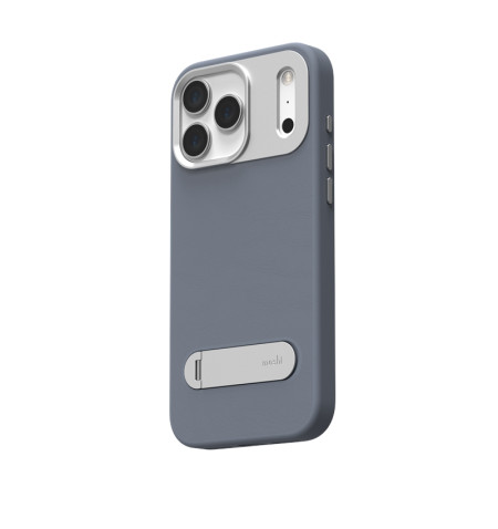 Moshi Kameleon MagSafe - Etui iPhone 17 Pro Max z funkcją podstawki (Dusk Blue) 