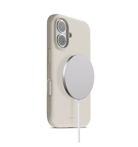 Crong Color Cover Magnetic - Etui MagSafe iPhone 17 (kamienny beż)