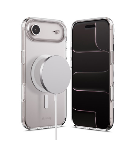 Crong Clear MAG Cover - Etui MagSafe iPhone Air (przezroczysty)