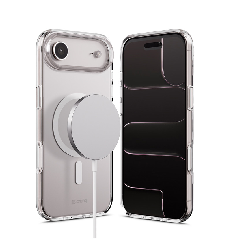 Crong Clear MAG Cover - Etui MagSafe iPhone Air (przezroczysty)  Crong Clear MAG Cover - Etui MagSafe iPhone Air (przezroczysty)